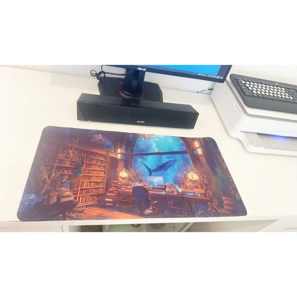 Fantasy Ocean Whale Anti-slip Desk Mat